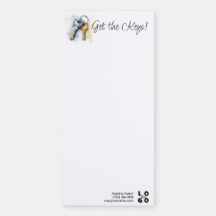 Get the Keys Real Estate Closing Gift Magnetic Notepad