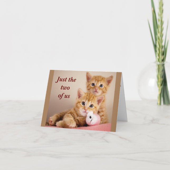 *GET THE MISTLETOE HUNG* WE CAN RUB NOSES CARD (Front)