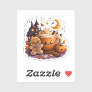 Get the most beautiful cartoon Halloween drawings Sticker