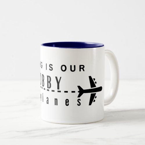 Get the Perfect Aviation Look Two_Tone Coffee Mug