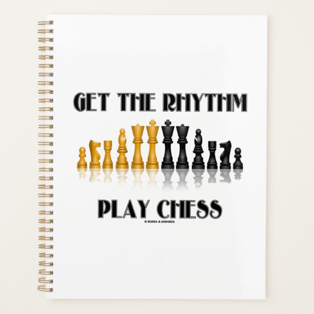 Get The Rhythm Play Chess Reflective Chess Set Planner (Front)