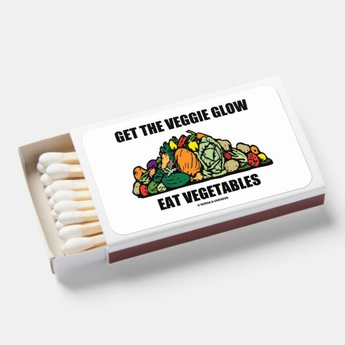 Get The Veggie Glow Eat Vegetables Matchboxes