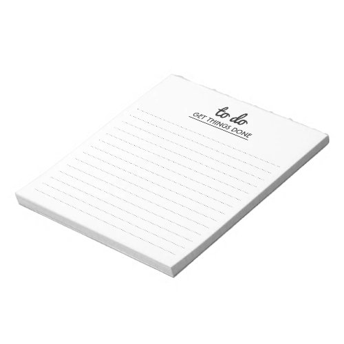 Get Things Done Notepad