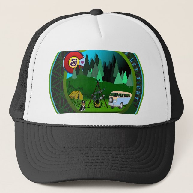Get Tight Camping SCI String Cheese Incident Trucker Hat (Front)