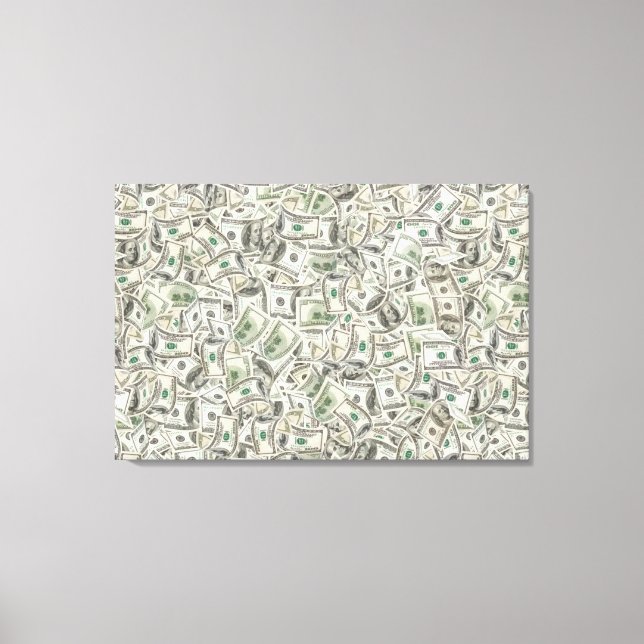 Get To The Money Canvas Print (Front)