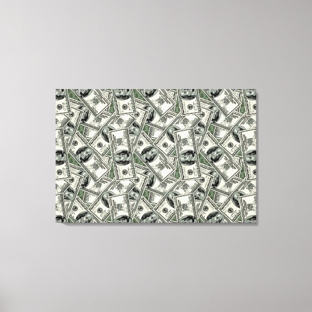Get To The Money Canvas Print (Front)