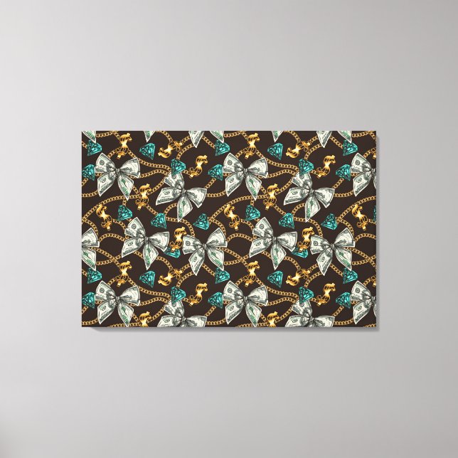 Get To The Money Canvas Print (Front)