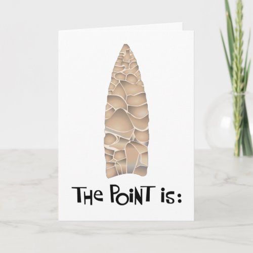 Get to the Point Birthday Card