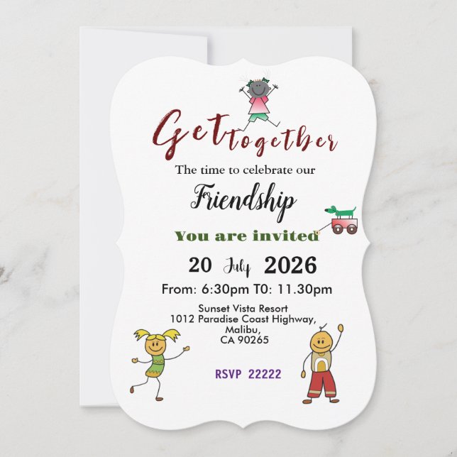 Get together Invitation (Front)