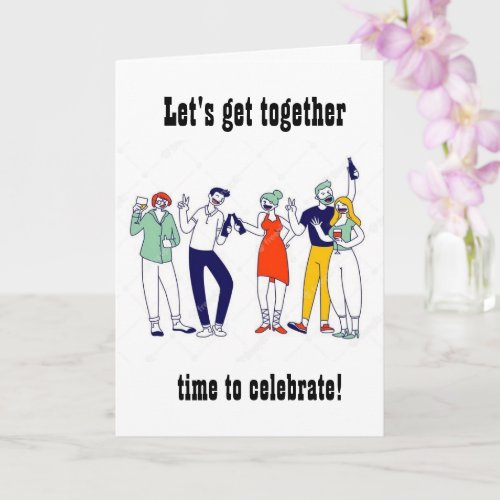 GET TOGETHER TO CELEBRATE YOUR 21st BIRTHDAY  Card