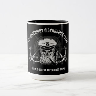 GET UNDERWAY EISENHOWER CREW Two-Tone COFFEE MUG