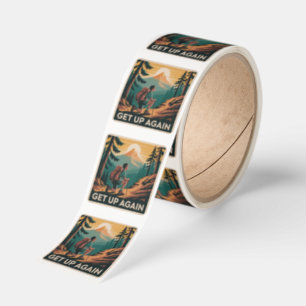 Get Up Again Square Sticker