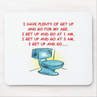 get up and go mouse pad