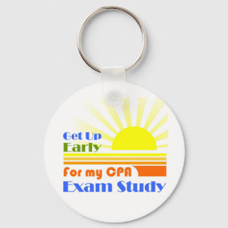 Get Up Early CPA Exam Study Keychain