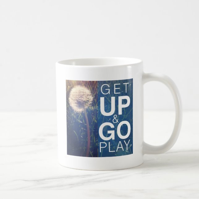 Get Up & Go Play Coffee Mug (Right)