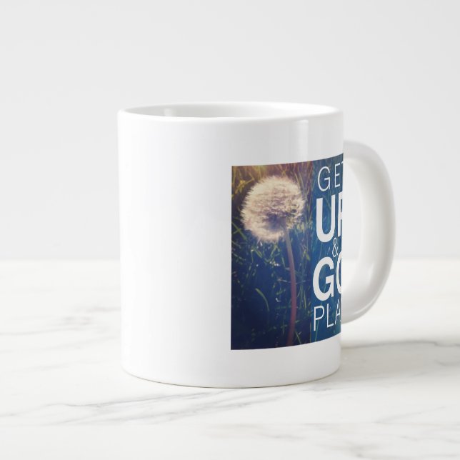 Get Up & Go Play Large Coffee Mug (Front Right)