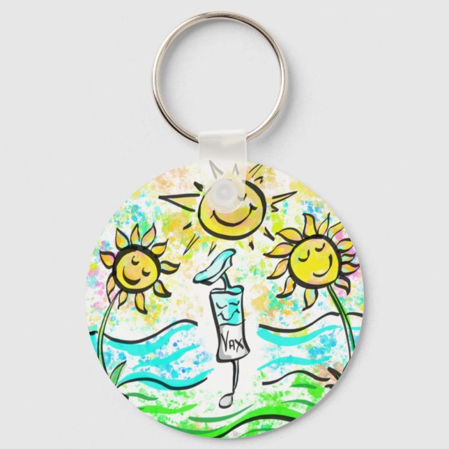 GET VACCINATED    KEYCHAIN (Front)