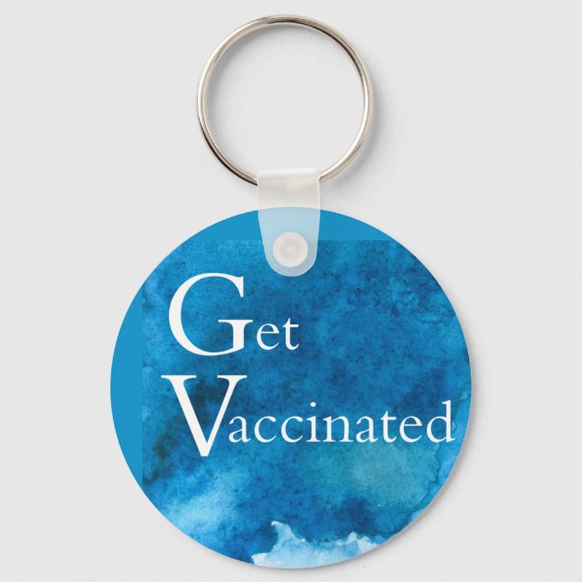 GET VACCINATED   KEYCHAIN (Front)