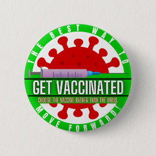 GET VACCINATED PERSONAL CAMPAIGN BUTTON