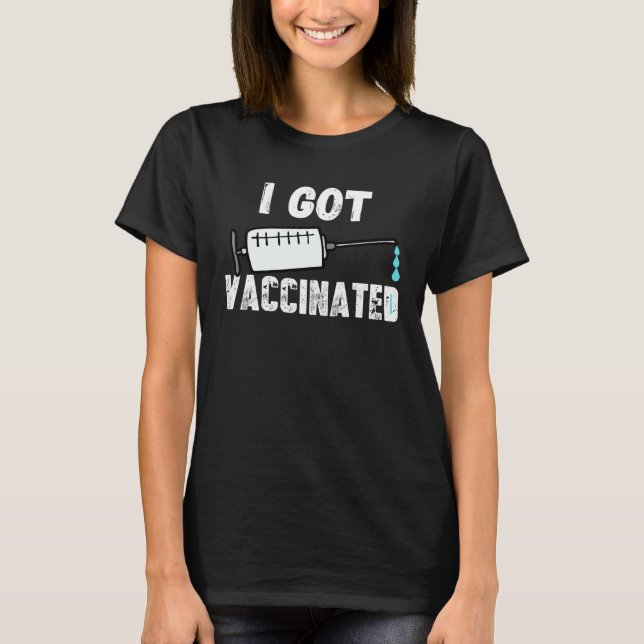 Get Vaccinated Pro Vaccine Got Vaccination   Retro T-Shirt (Front)
