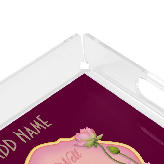 GET WELL AcryliPrint®HD Serving Tray GIFT (Corner)