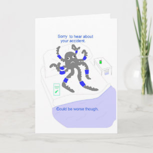 Get well after accident card