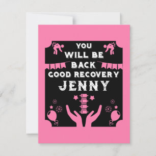 Get Well After Back Surgery Card
