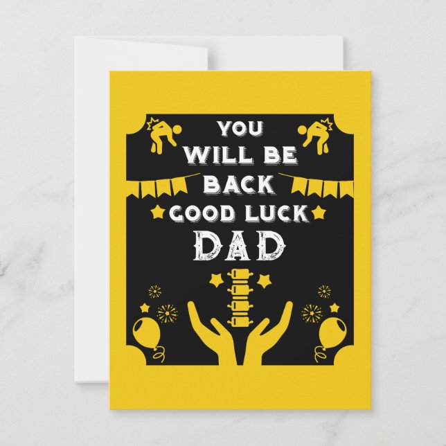 Get Well After Back Surgery Card (Front)