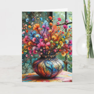 Get Well After Surgery Cheerful with Flowers Card