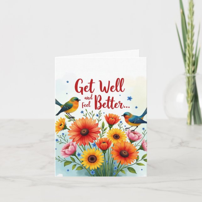 Get Well and Feel Better Card (Front)