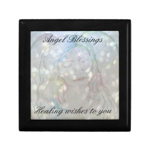 Get Well Angel Blessings Jewelry Box
