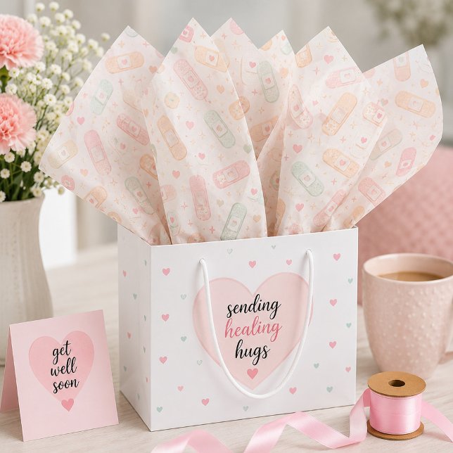 Get well Bandage Love  Tissue Paper (Creator Uploaded)