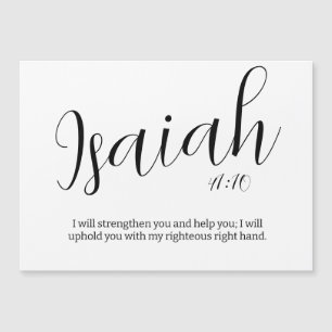Get Well Bible Verse Isaiah 41 Strength Magnet
