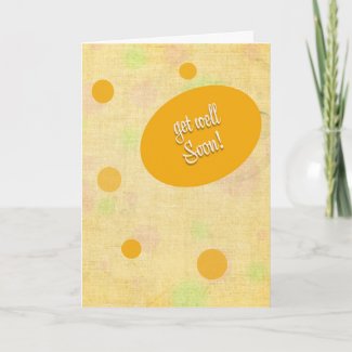 Get Well Bubbles Card