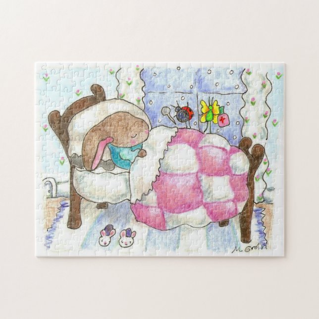 Get well bunny puzzle (Horizontal)