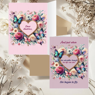 Get Well Butterfly Quote Caterpillar Began To Fly Card