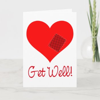 Get Well! Card by artogram at Zazzle