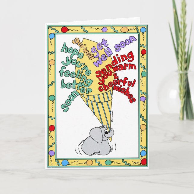 GET WELL  Card (Front)
