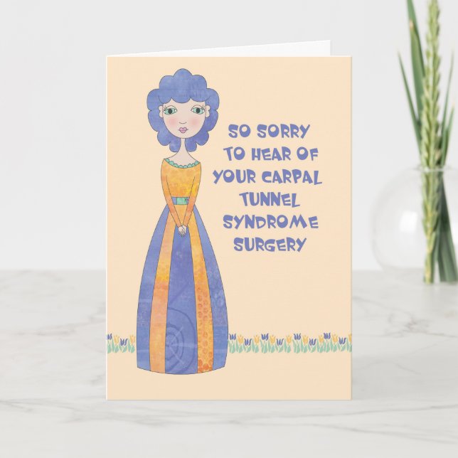 Get Well Card for Carpal Tunnel Syndrome Surgery (Front)