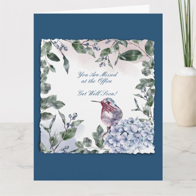 Get Well Card for Work Family (Front)