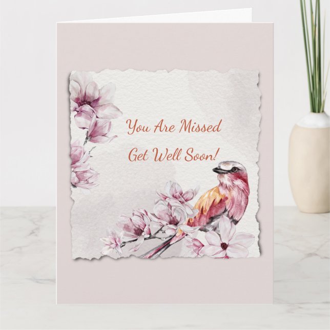 Get Well Card for Work Family (Front)