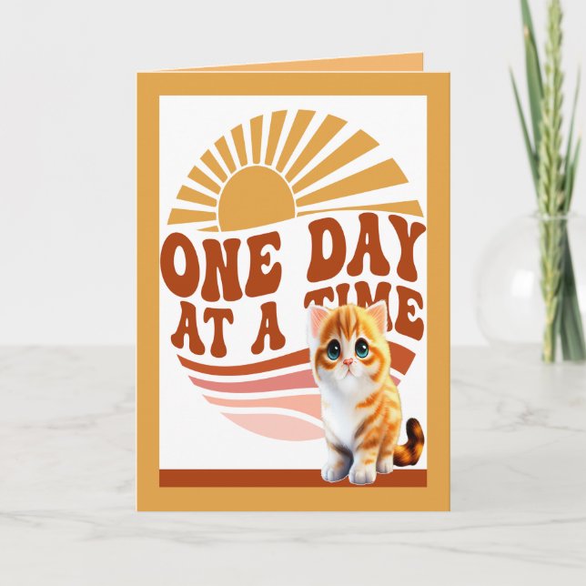 Get Well Card for Yellow Kitty (Front)