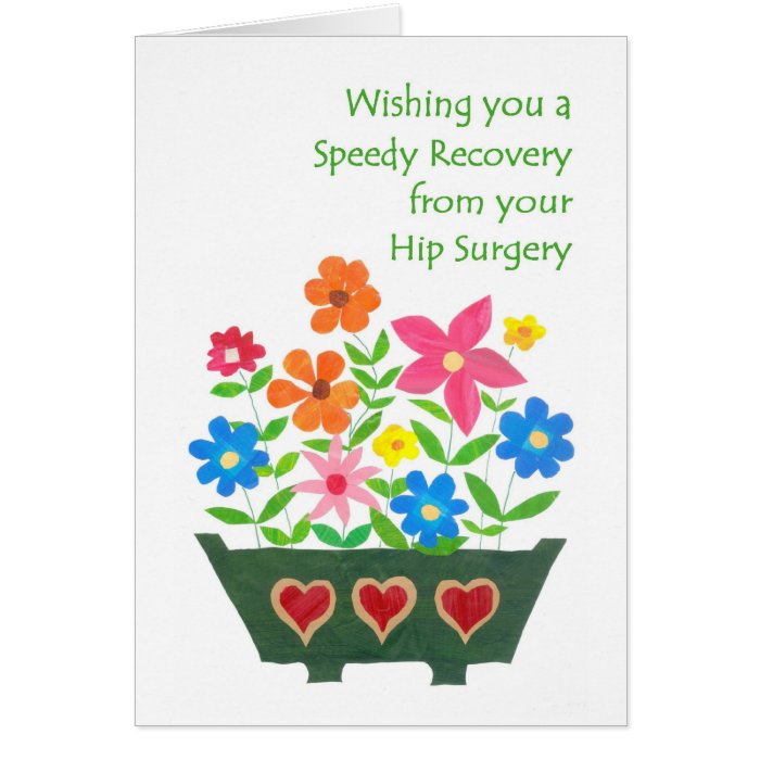Get Well Card   Hip Surgery