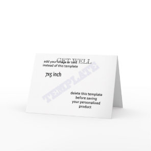 Get well card template