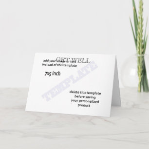 Get well card template