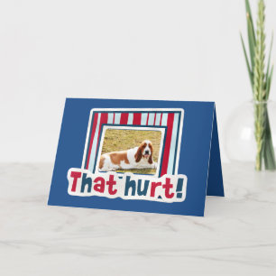 Get Well Card with Basset Hound