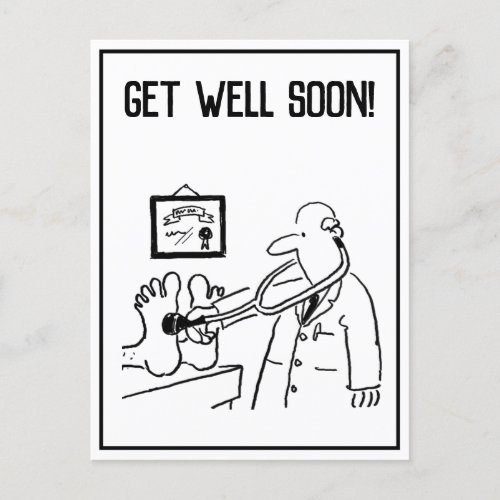 Get Well _ Charity Fund Raiser Gift Item Postcard