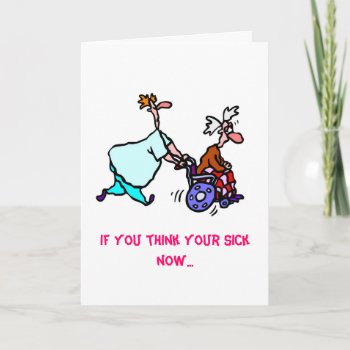 Get Well... Doctor's Bill... Card by Horsen_Around at Zazzle