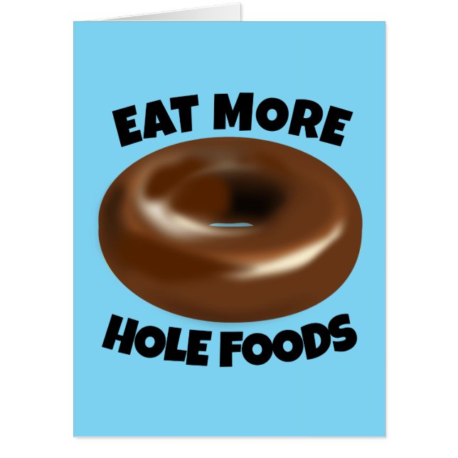 GET WELL DONUT FUNNY BIGGEST GIANT GREETING CARD (Front)