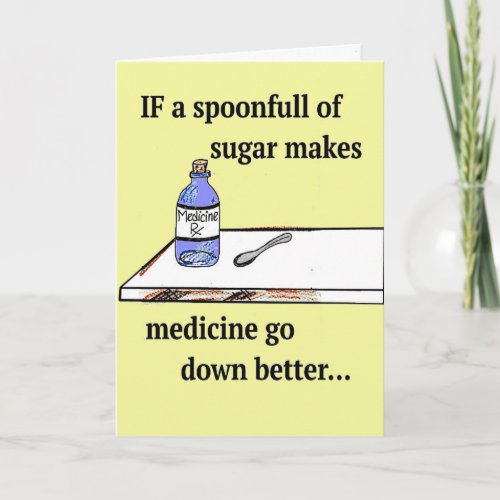 GET WELL ENCOURAGING CARD